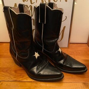 Patent Cowboy Boots Made in Portugal